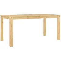 vidaXL Table à manger PANAMA 160 x 80 x 75 cm en pin massif