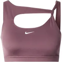 Nike Soutien-gorge de sport 'One' mauve / blanc