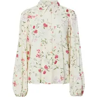 Y.A.S Asina Long Sleeve Blouse Beige 38 Femme