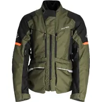 Acerbis Veste de moto en textile imperméable X-Rover, vert/orange, 3XL