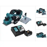 Makita DKP181RF1 Rabot sans fil 82mm 18V Brushless + 1x Batterie 3,0 Ah + Chargeur
