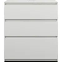 Burgbad Lin20 meuble sous-lavabo avec plan de toilette, 3 tiroirs, 802x552x900mm, WXOE080F5363