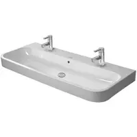Duravit Meuble lavabo HAPPY D.2 m ÜLB HLB 1200x505mm 2 trous de robinetterie blanc (505 mm, 1200 mm)