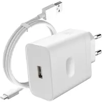 OPPO Chargeur USB SuperVOOC (33W) de , avec câble USB / USB-C, pour appareils , couleur blanche