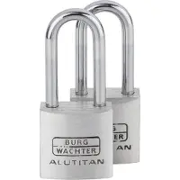 Burg wachter Cadenas à cylindre Duo 770 20 26 SB 36141 2pcs