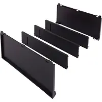 Blum AMBIA-LINE Set de bouteilles, L200mm, plastique noir carbone mat