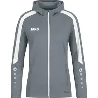 Jako Veste à capuche Power Femme - Gris pierre
