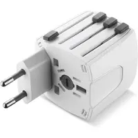Cellularline Chargeur World Travel blanc (60646)