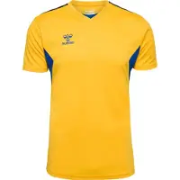 Hummel T-Shirt fonctionnel bleu marine / jaune