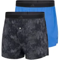 Adidas Boxers ' Active Woven ' bleu / bleu nuit / gris foncé