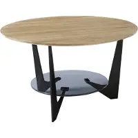 Möbelando Couchtisch >CADIZ< (BxHxT: 70x40x70 cm) in holzfarben - 70x40x70 (BxHxT)