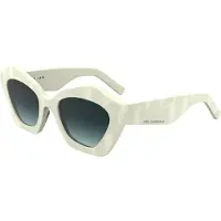 Karl Lagerfeld Lunettes de Soleil - - KL6199S - Acétate - Blanc - Carré