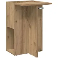 vidaXL Table d'appoint Chêne artisanal 35 x 40 x 55 cm