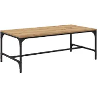 vidaXL Table basse en chêne Artisan 100 x 50 x 35 cm Bois composite