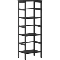 vidaXL Étagère Chêne noir 40 x 29,5 x 115 cm Bois d'ingénierie