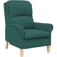 vidaXL fauteuil Vert foncé 76 x 94 x 102 cm Tissu Sharpa