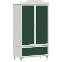 vidaXL Rangement créatif pour enfants, ROROS, blanc, 90 x 45 x 165 cm