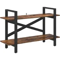 vidaXL Étagère Chêne fumé 100 x 33,5 x 64 cm Bois d'ingénierie
