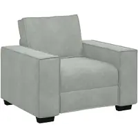vidaXL Fauteuil gris clair 100x78x84 cm Velours