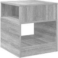 vidaXL Table D'appoint Gris Sonoma 40,5 X 40 X 45 Cm Bois D'ingénierie