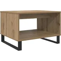 vidaXL Table basse en chêne Artisan 60 x 50 x 40 cm Bois composite