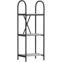 vidaXL Étagère Sonoma gris 40 x 30 x 109 cm Bois d'ingénierie