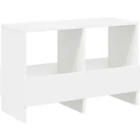 vidaXL Étagère à magazines blanche 68,5 x 30 x 45 cm