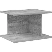 vidaXL Table de chevet Gris Sonoma 40 x 30 x 25 cm Bois d'ingénierie