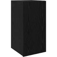 vidaXL Armoire TV murale noire imitation chêne 30,5 x 30 x 60 cm