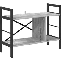 vidaXL Étagère Gris Sonoma 75 x 30 x 58,5 cm Bois d'ingénierie