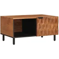 vidaXL Table basse marron 80 x 50 x 40 cm bois massif mangue