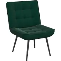 vidaXL Fauteuil relax vert foncé 64x74x84 cm velours