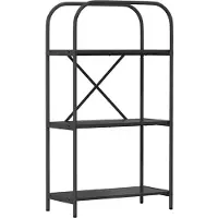 vidaXL Étagère Chêne noir 60 x 30 x 109 cm Bois d'ingénierie