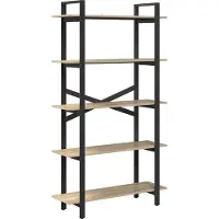 vidaXL Étagère Chêne Sonoma 100 x 33,5 x 178 cm Bois d'ingénierie