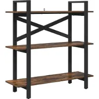vidaXL Étagère Chêne fumé 100 x 33,5 x 102 cm Bois d'ingénierie