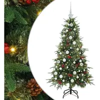 vidaXL Sapin de Noël Artificiel à Branches Articulées Vert 150 cm