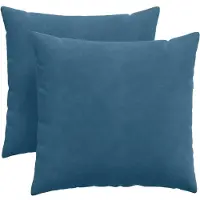 vidaXL Coussins de canapé 2 pcs Bleu 45 x 45 cm