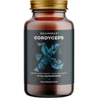 BrainMax Extrait de Cordyceps , concentration de 50% de polysaccharides et 20% de ß-1,3/1,6 D-glucanes, 500 mg, 100 ro