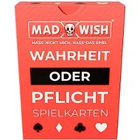 Mad party games Cartes à jouer "Action ou vérité" (57 cartes)