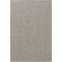 Benuta tapis intérieur & extérieur Iowa Gris clair 200x300 cm tapis de salon tapis d’extérieur rectangulaire uni moderne poil ras scandinave
