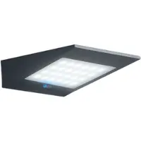 Zafferano Applique Solaire Led 2,2W À Piles Avec Photovoltaïque Ip54 Gris Foncé