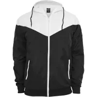 Urban Classics Veste mi-saison 'Arrow' noir / blanc