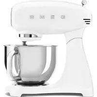 Smeg Robot pâtissier multifonctions 4.8l 1000w blanc - - SMF05WHEU - style des années 50