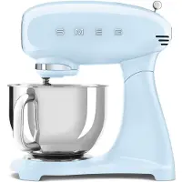 Smeg Robot pâtissier multifonctions 4.8l 1000w bleu pastel - - SMF05PBEU -