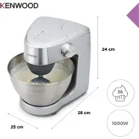 Kenwood KHC29.A0SI robot de cuisine 1000 W 4,3 L Argent