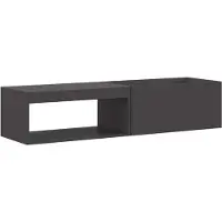 vidaXL Foyer Noir 160 x 45 x 35 cm Acier
