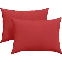 vidaXL Coussins de canapé 2 pcs Rouge 70 x 50 cm tissu