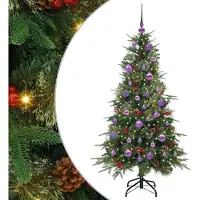 vidaXL Sapin de Noël Artificiel à Branches Articulées Vert 150 cm