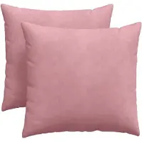 vidaXL Coussins de canapé 2 pcs Rose 45 x 45 cm