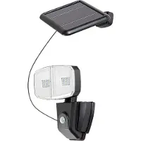 Rabalux Projecteur solaire avec détecteur de mouvement LED 12W Zlarin noir 77012